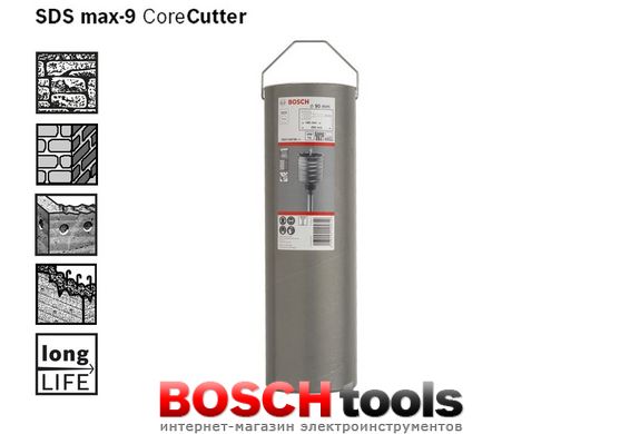 Полая коронка неразъемная Bosch SDS-max-9 CoreCut