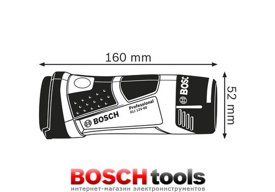 Аккумуляторный фонарь Bosch GLI 12V-80 Professional