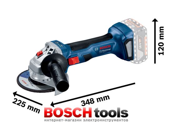 Аккумуляторная угловая шлифмашина Bosch GWS 180-Li