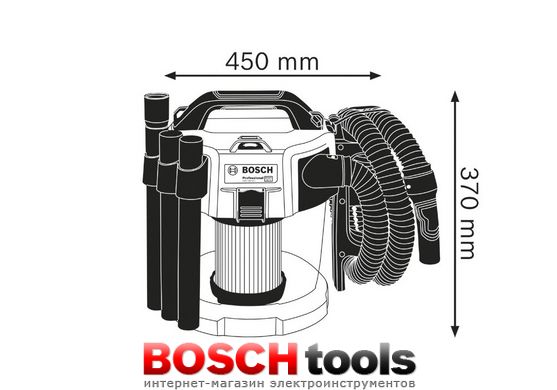 Акумуляторний пилосос Bosch GAS 18V-10 L