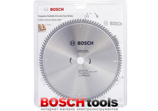 Пильный диск Bosch OptiLine ECO, Ø 305x30-100T